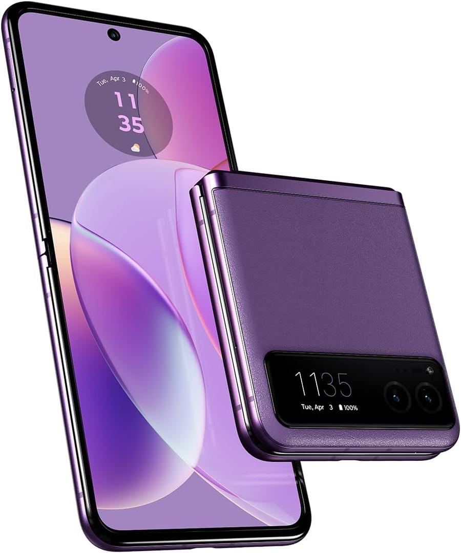 Motorola razr | 2023 | Unlocked | Made for US 8/128 | 32MP Camera | Summer Lilac, 73.95 x 170.82 x 7.35mm Motorola razr | 2023 | Unlocked | Made for US 8/128 | 32MP Camera | Summer Lilac, 73.95 x 170.82 x 7.35mm