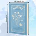 College Rule Journal Notebook for Women Girls, 216 Pages Journals for Writing A5 Hardcover Notebook for School, Note Taking, Journaling (Blue)