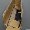 SONGMICS Cabinet Organizer Shelf, Set of 2 Kitchen Counter Shelves, Kitchen Storage, Spice Rack, Stackable, Expandable, Metal and Engineered Wood, Ink Black and Heather Greige UKCS200X02 (15.6"W)