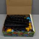 Train Set for Toddlers w/Steam, Music & Lights  Electric Train Toy for Kids with Tracks Accessories, Includes 3 Animals Car : Lion Gorilla and Elephant, Best Gifts for 3 4 5 6 7+ Years Old Boys Girls