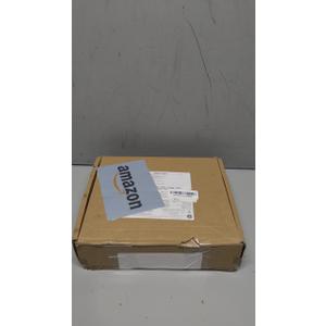 Amazon Basics Brushed Microfiber 3 Piece Duvet Cover Set, Full/Queen, Bright White, Striped