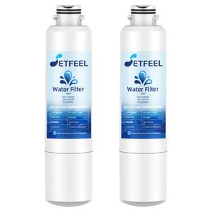 Hdx Fms-2 Water Filter for Samsung Refrigerator, Rs25h5111sr Rs25j500dsr rf263beaesg rf28hfedtsr, Carbon Block Filtration, HAF-CIN/EXP, DA29-00020B, 3 Pack SETFEEL
