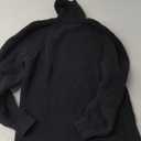 Women's Winter Sweater Dress Oversized Long Sleeve Knit Loose Pullover Maxi Bell (Black,XS)