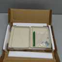 SONGMICS Cabinet Organizer Shelf, Set of 2 Kitchen Counter Shelves, Kitchen Storage, Spice Rack, Stackable, Expandable, Metal and Engineered Wood, Cream White UKCS002W02 (11.7"W)