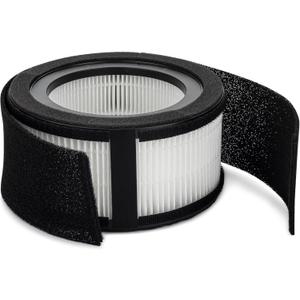 Crane Genuine Air Purifier Replacement Filter For Model EE-5067, HS-1944 HEPA Air Filter Replacement, Pack Of 1, 3-Stage Filtration For Better Indoor Air Quality