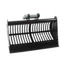 600MM Screening Skeleton Bucket Mini Excavator Attachments Compatible with Small Excavator Stone and Soil Screening 24IN with Two Pins