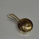 Martha Stewart Richburn 4-Piece Gold Stainless Steel Measuring Cup Set  Durable and Stylish Kitchen Measuring Tools for Baking and Cooking