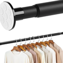 No Drilling Closet Rod, 27.5-63 Inches Hanging Closet Rod for Clothes, Closet Bar & Pole Heavy-duty, Closet Rods for Hanging Clothes For Closet