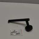 GERZ SUS 304 Stainless Steel Bathroom Toilet Paper Holder Matte Black Tissue Paper Roll Holder Wall Mount DG61805A-BK