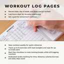 Workout + Nutrition Log 12 Week Fitness Tracker, Workout Log Book, Gym Planner, and Food Journal | Daily Exercise, Diet, Weightlifting, and Nutrition Log (Soft Blush)