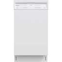 Honeywell 18 Inch Dishwasher with 8 Place settings, 6 Washing Programs, Stainless Steel Tub, UL/Energy Star- White