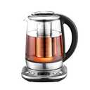 Mecity Electric Tea Kettle Borosilicate Glass Tea Maker With Temperature Control and Infuser - LCD Display and Preset Brewing Programs - 1.7 Liter Water Boiler