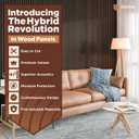 Avana Acoustic Wood Wall Panels 47.2 x 12.6 Inch Dark Walnut Oak Acoustic Panels 2 PCs Modern Wall Panels For Interior Wall Decor For Home, Office, Studio Sturdy And Durable Wood Panels For Wall