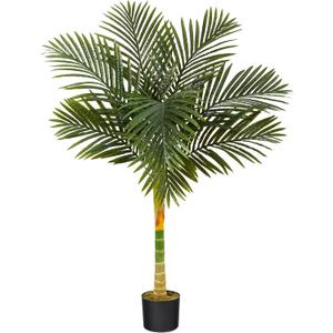 Nearly Natural 4ft. Golden Cane Artificial Palm Tree