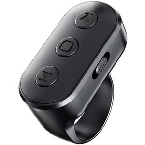 Scrolling Ring Remote for TikTok YouTube IG Shorts Video Landscape Portrait, Fingertip Wireless Scroller Page Turner Clicker for Kindle APP Compatible with iPhone iPad Android Phone Tablet : Cell Phones & Accessories