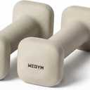 WeGym SafeGrip Square Dumbbells with Anti Slip Handles, Aesthetic Free Weights for Home Workouts, Stable Design Prevents Rolling during Floor Exercises