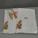 Pack Of 4 EJ Christmas Reindeer Kitchen Dish Towels, Rustic Christmas Decor, Cute Red Nose Reindeer Xmas Winter Decorative Hand Tea Towels for Bathroom Kitchen, 16x24 Inch