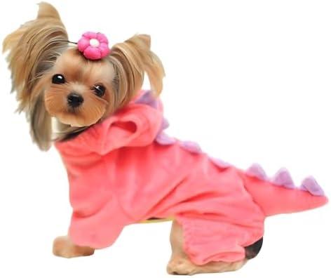 NACOCO Dog Dinosaur Design Costume Green Pet Clothes for Medium & Large Dog, (Pink,3XL)