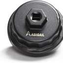 Heavy Duty Oil Filter Wrench Compatible with Toyota,Lexus,RAV4,Camry,Tundra,Highlander,Sienna Oil Filter Cap Removal Socket Tool for 2.5-5.7L Engine with 64mm Cartridge Style Oil Filter Housing