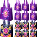 ANYMONYPF 20PCS Diwali Gift Bags Happy Diwali Non-woven Gift Bags with Handle Reusable Treat Goodie Bags Bulk for Indian Deepavali Light Festival Party Decorations Favors Bags