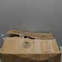 Height Adjustable OverCouch Armrest Table Tray  Tilting Top Swivel Table for Recliner, Sofa, Laptop, Slide Under Side Table for Eating, Reading, Snacking, Recovery Use (Rustic Brown)