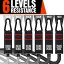 Heavy Resistance Bands for Working Out, 300LBS Exercise Bands with Handles, Workout Bands for Men, Weight Fitness Bands Set for Muscle Training, Strength, Slim, Yoga, Home Gym Equipment