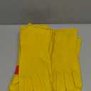 Vgo... 8-Pairs Reusable Household Gloves, Rubber Dishwashing gloves, Extra Thickness, Long Sleeves, Kitchen Cleaning, Working, Painting, Gardening, Pet Care (Size XL, Yellow, HH4601)