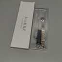 MioHHR Slim Metal Band Compatible with Apple Watch Band 42mm(Series 11 10) 41mm(Series 9 8 7) 40mm(Series 6 5 4 SE3/2/1) 38mm(Series 3 2 1),Stainless Steel iWatch Bands for Women,Silver/Gold