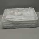 Volnamal Diaper Caddy Organizer, 3-Tier Movable Diaper Cart with Wheels, Newborn Essentials Must Haves, Diaper Caddy for Wipes & Diapers, Baby Registry Search - Plastic White