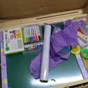 3-in-1 Kids Art Easel Set, Height Adjustable Magnetic Whiteboard & Chalkboard with Painting Paper Roll, Wooden Dual-Sided Art Station for Toddlers & Children Ages 3-8 (Art Supplies Included), 7 x 22 x 50 inches