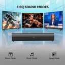 HDMI Sound Bar Smart TV, Home Theater Surround Sound Bars, TV Speakers Sounds Bar Bluetooth HDMI AUX OPT COAX USB Home Audio Surrounds Sounds System For PC Projector Game Movie/Music/News, Black