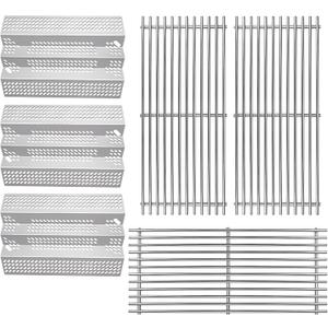 92461 Stainless Steel Heat Plate with 36-B-11 Cooking Grates Replacement for American Outdoor Replacement Grill Parts 36NB 36PC 36NB-00SP