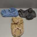 Dog Sweater, 3 Pack Dog Sweaters for Small Dogs, Dog Clothes for Small Dogs Girl Boy, Ultra Soft and Warm Puppy Sweater Dog Coat for Winter Christmas (S, Blue+Lt Coffee+Dark Grey)