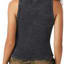 Forever 21 Womens Mineral Wash Waffle Knit Tank Top (M)