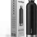 Stainless Steel Carbonating Bottle 33 oz | Compatible with Aarke Carbonator 3, SodaStream Duo & Plastic Bottles | Not for models Aqua Fizz & Jet | No Expiry | Plastic-Free