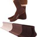 KANAV 6/12 Pairs Ankle Socks for Women Cute Cotton Crew Casual Dress Socks