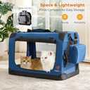 Extra Large Cat Carrier Soft-Sided, 24" Fits 2 Cats, Car Travel