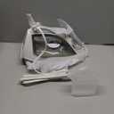 Amazon Basics Steam Iron for Clothes with Safety Auto Shut-Off, Handheld Garment Steamer, Wrinkle Remover, Stainless Steel Soleplate, Anti-Drip, 1700-Watt, 1.62ft, Gray