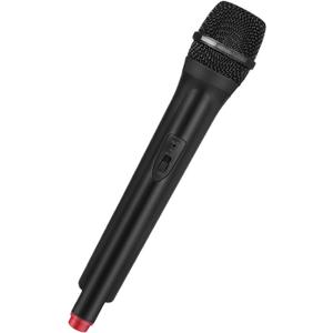 Fake Microphone Plastic Realistic Microphone Simulate Speech Practice Prop for Karaoke Fun Stage or Costume Prop Birthday Party Accessory(Random Color on The Bottom)