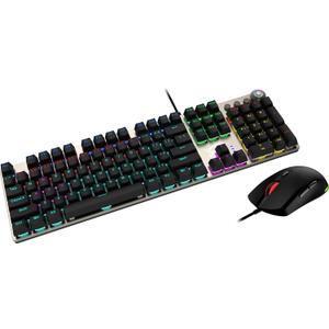 MSI Forge GK310 Combo RED US - Gaming RGB Hot Swappable Mechanical Keyboard & Forge Mouse Set, Anti-Ghosting, 7200 DPI Optical Sensor