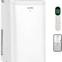 ZAFRO 14,000 BTU (10000 BTU SACC) Portable Air Conditioners with WiFi APP Control, 46dB, R32 Eco-Friendly,Fast Cooling in 30s, No Drainage Needed, Filter Cleaning Reminder, 360 Wheels for Home/Office