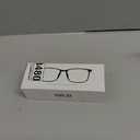 Blue Light Blocking Glasses,Computer Glasses,Anti Eyestrain, Lightweight Frame Eyeglasses,Men/Women (Crystal)