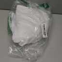 Viottiset Women's Ruched High Cut One Piece Swimsuit Tummy Control Bathing Suit Monokini (Large, White)