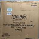 Toddleroo by North States - Easy Swing & Lock Baby Gate Series 2: Hardware Mounted Metal Safety for Stairs & Doorways - Adjustable 28.68 to 47.85 Inches Wide - 31 Inches Tall - Matte Bronze