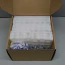 PATIKIL 5ml Sample Vials, 100 Pack Lab Empty Vials with Butyl Rubber Stopper Crimp Top Caps and Labels Borosilicate Glass Vial, Clear