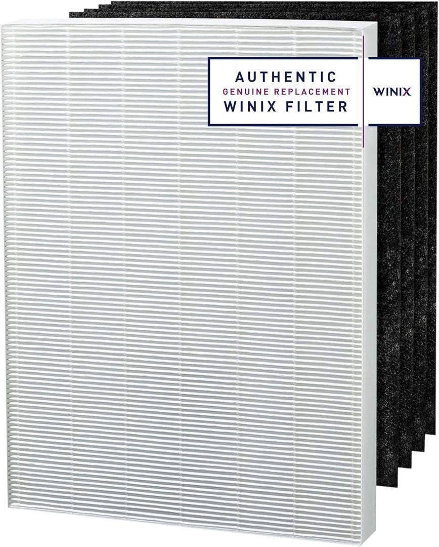 Genuine Winix 115115 Replacement Filter A for C535, 5300-2, P300, 5300, White/Black