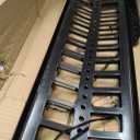 Snow Fence, 8ft Roof Snow Ice Guards, Stop Snow from Sliding Off Your Roof, Extendable (Black)