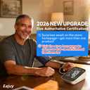 Blood Pressure Monitor2026 New Upgrade Accurate Upper Arm Blood Pressure Cuff for Home Use,Automatic Digital BP Monitors with Wide Range Cuff,Adjustable Large BP Cuff(8.6"-16.5"),2 * 199 Memory