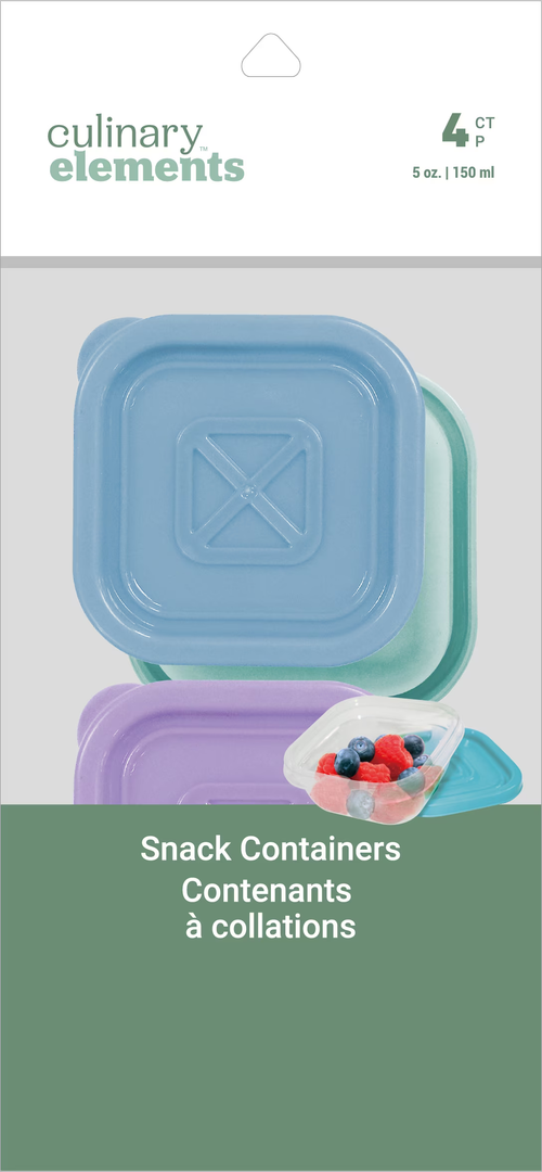 Culinary Elements Snack Containers 4ct.