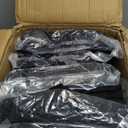 Amazon.com: VEVOR 50 Pcs Flat-Front Chair Covers Polyester Spandex Stretch Slipcovers for Wedding Party Dining Banquet, Black : Home & Kitchen